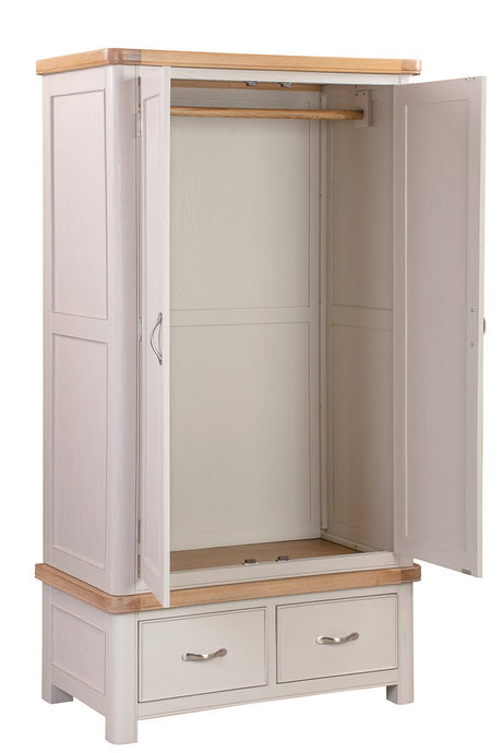 Your Home Style Wardrobe Chatterton Painted Double Robe with 2 Drawers