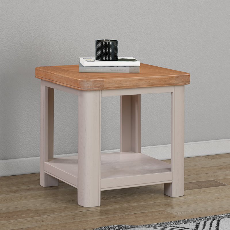 Your Home Style Lamp Table Chatterton Painted Lamp Table with Shelf