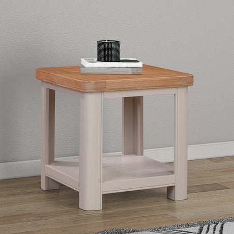 Your Home Style Lamp Table Chatterton Painted Lamp Table with Shelf