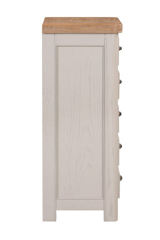 Chatterton Painted Tall Chest with 5 Drawers