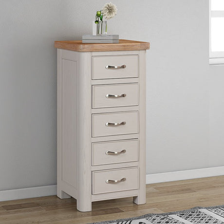 Your Home Style Chest of Drawers Chatterton Painted Tall Chest with 5 Drawers