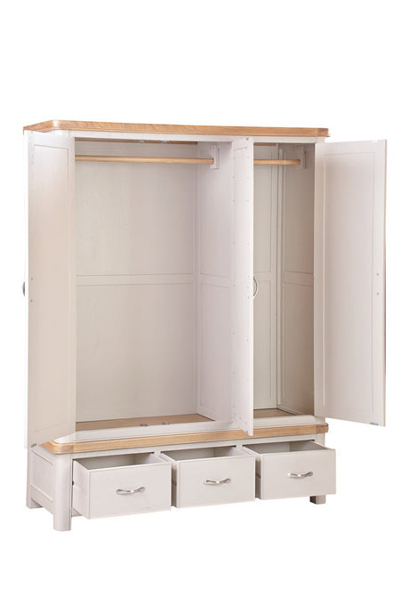 Your Home Style Wardrobe Chatterton Painted Triple Robe