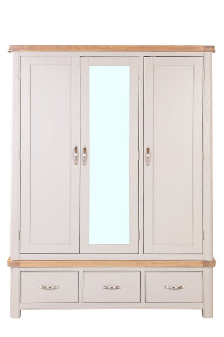Your Home Style Wardrobe Chatterton Painted Triple Robe