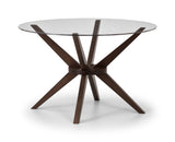 Julian Bowen Dining Tables Chelsea 120cm Round Glass Table