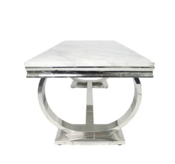 AWST Dining Table Chelsey 1.8m Marble Dining Table