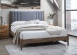 Time Living Bed Frame Cheslyn Fabric & Wooden Bed Frame