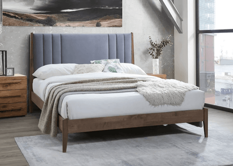 Time Living Bed Frame Cheslyn Fabric & Wooden Bed Frame