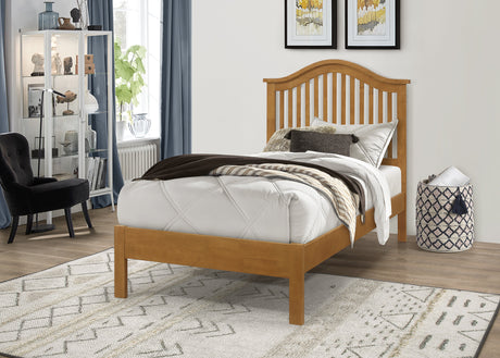 Time Living Bed Frame Single / Honey Oak Chester Wooden Bed Frame