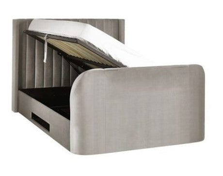 Julian Bowen Bed Clara Ottoman TV Bed 135cm - Light Grey