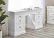 Julian Bowen Dressing Tables Clermont Dressing Table - Surf White