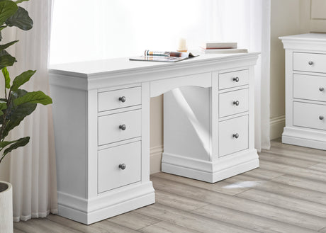 Julian Bowen Dressing Tables Clermont Dressing Table - Surf White
