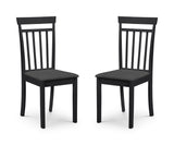Julian Bowen Dining Chairs Coast Black Dining Chairs - Sold in pairs