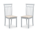 Julian Bowen Dining Chairs Coast Grey Dining Chairs - Sold in pairs