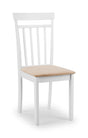 Julian Bowen Dining Chairs Coast White Dining Chairs - Sold in pairs