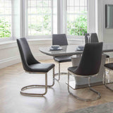 Julian Bowen Dining Chairs Como Cantilever Dining Chairs - Sold in pairs