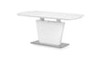Julian Bowen Dining Tables Como High Gloss Extending Table - White