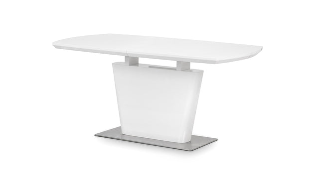 Julian Bowen Dining Tables Como High Gloss Extending Table - White