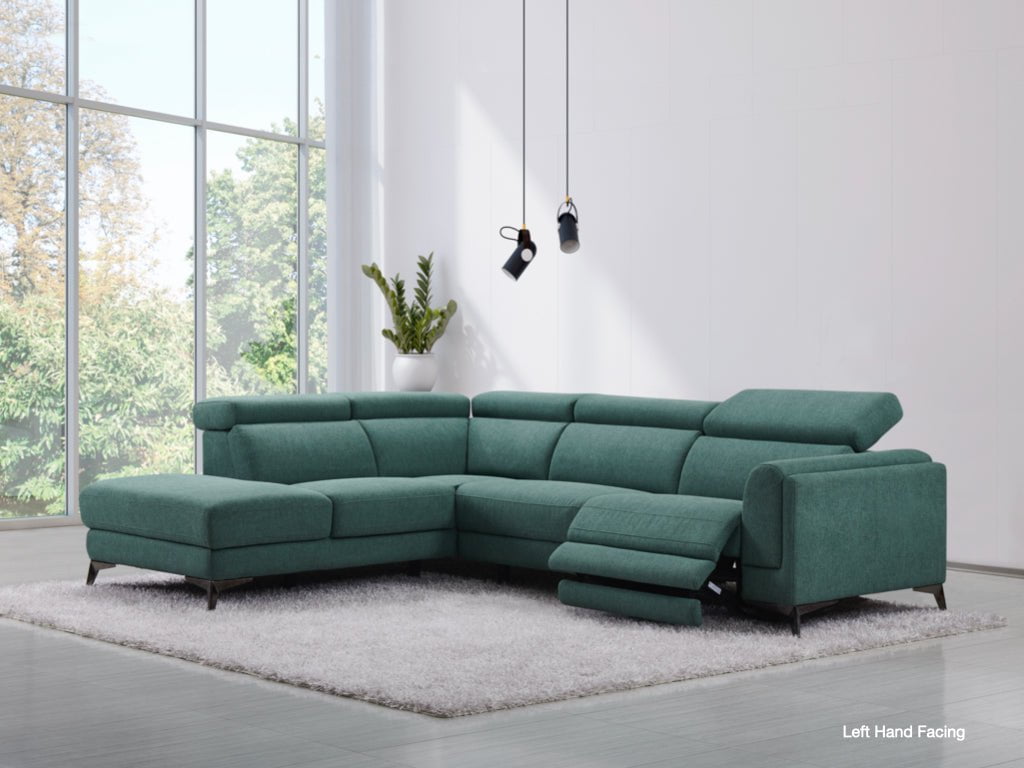 Annaghmore Corner Sofa Cordova Green Corner Suite - Left Hand Facing