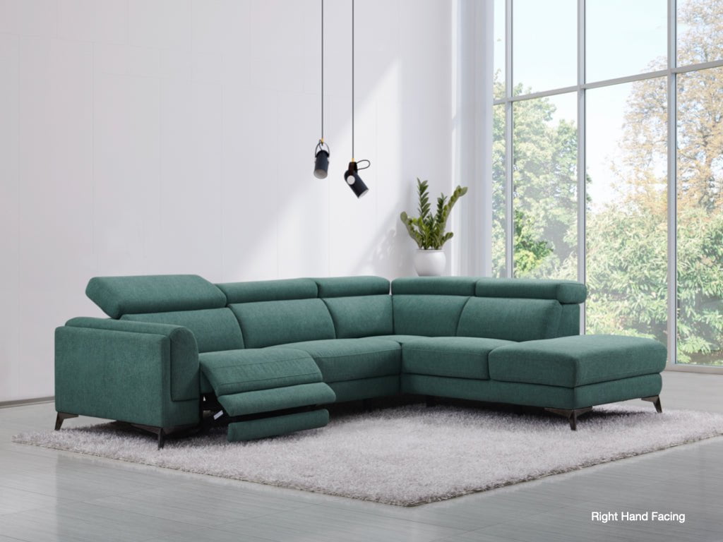Annaghmore Corner Sofa Cordova Green Corner Suite - Right Hand Facing
