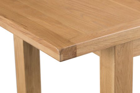 Your Home Essentials Dining Table DefaultTitle County Oak 1.25m Butterfly Extending Table with Metal Runner
