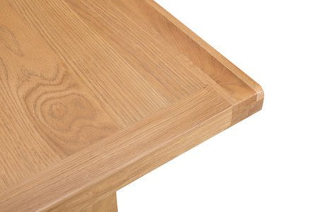 Your Home Essentials Dining Table DefaultTitle County Oak 1.25m Butterfly Extending Table with Metal Runner