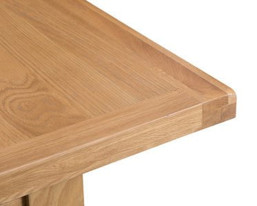 Your Home Essentials Dining Table DefaultTitle County Oak 1.25m Butterfly Extending Table with Metal Runner