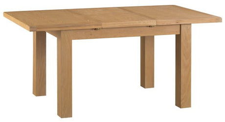 Your Home Essentials Dining Table DefaultTitle County Oak 1.25m Butterfly Extending Table with Metal Runner