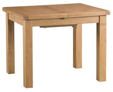 Your Home Essentials Dining Table DefaultTitle County Oak 1m Butterfly Extending Table with Metal Runner