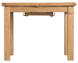 Your Home Essentials Dining Table DefaultTitle County Oak 1m Butterfly Extending Table with Metal Runner