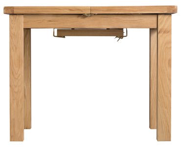 Your Home Essentials Dining Table DefaultTitle County Oak 1m Butterfly Extending Table with Metal Runner