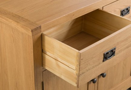 Your Home Essentials Sideboard DefaultTitle County Oak 2 Door 2 Drawer Sideboard