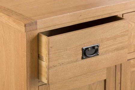 Your Home Essentials Sideboard DefaultTitle County Oak 2 Door 2 Drawer Sideboard