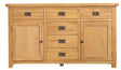 Your Home Essentials Sideboard DefaultTitle County Oak 2 Door 6 Drawer Sideboard