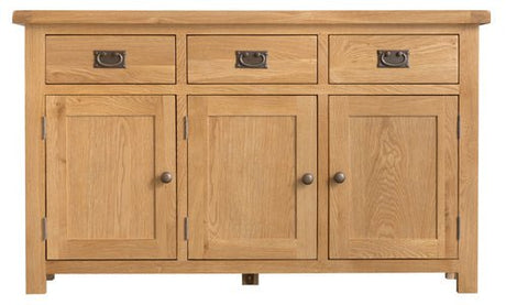 Your Home Essentials Sideboard DefaultTitle County Oak 3 Door Sideboard