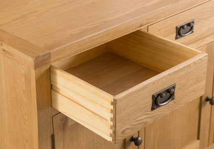 Your Home Essentials Sideboard DefaultTitle County Oak 3 Door Sideboard