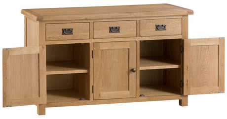 Your Home Essentials Sideboard DefaultTitle County Oak 3 Door Sideboard