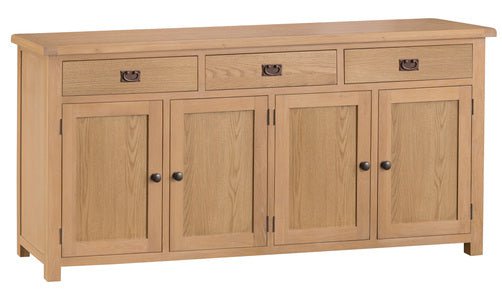 Your Home Essentials Sideboard DefaultTitle County Oak 4 Door Sideboard