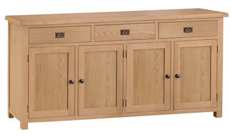 Your Home Essentials Sideboard DefaultTitle County Oak 4 Door Sideboard