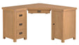 Your Home Essentials Computer Desk DefaultTitle County Oak Corner Computer Desk