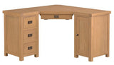 Your Home Essentials Computer Desk DefaultTitle County Oak Corner Computer Desk