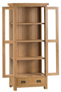 Your Home Essentials Display Cabinet DefaultTitle County Oak Display Cabinet