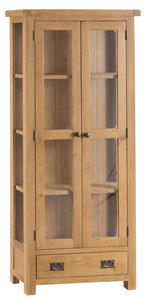 Your Home Essentials Display Cabinet DefaultTitle County Oak Display Cabinet