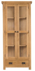 Your Home Essentials Display Cabinet DefaultTitle County Oak Display Cabinet