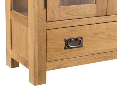 Your Home Essentials Display Cabinet DefaultTitle County Oak Display Cabinet