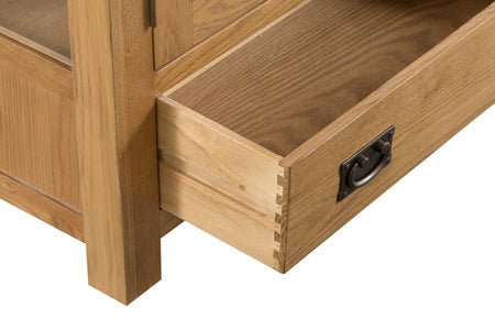 Your Home Essentials Display Cabinet DefaultTitle County Oak Display Cabinet
