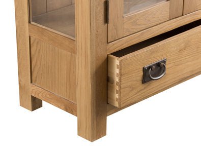 Your Home Essentials Display Cabinet DefaultTitle County Oak Display Cabinet