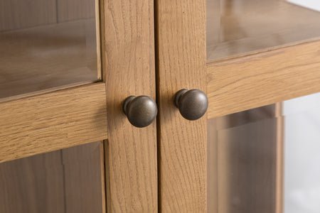 Your Home Essentials Display Cabinet DefaultTitle County Oak Display Cabinet