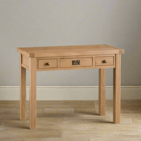 Your Home Essentials Dressing Table DefaultTitle County Oak Drawer Dressing Table