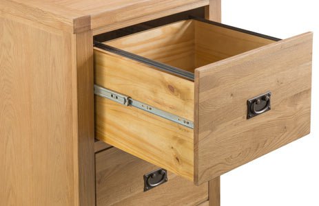 County Oak Filing Cabinet