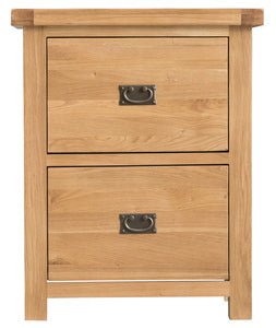 County Oak Filing Cabinet